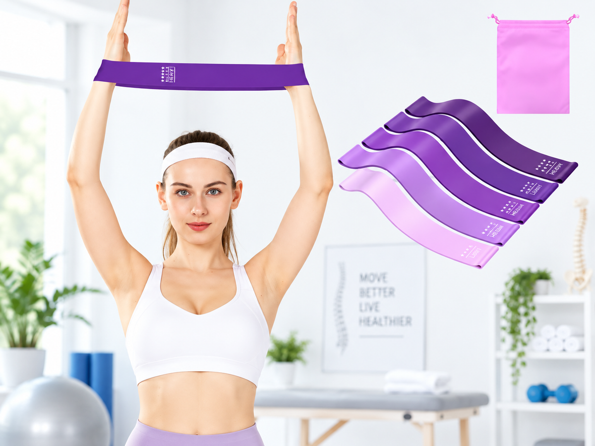 Premium Loop Resistance Bands Set – 5 Επίπεδα Αντίστασης PhysioClinic Store