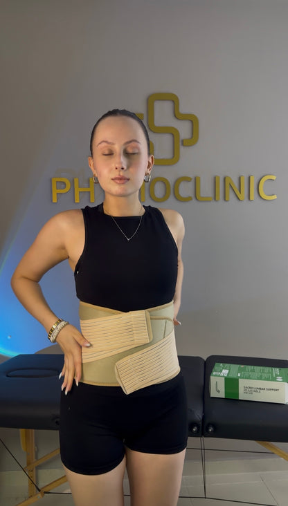Ζώνη οσφύος πολλαπλών παθήσεων Gold PhysioClinic Store