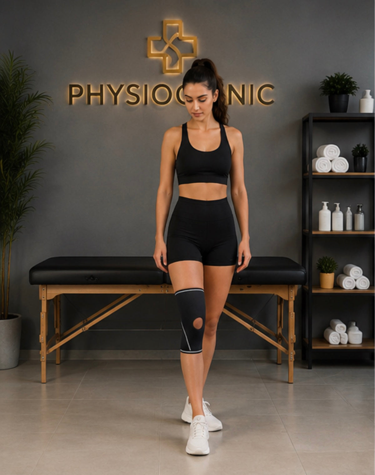 Επιγονατίδα με 4 Σπειροειδή Ελάσματα One Size PhysioClinic Store