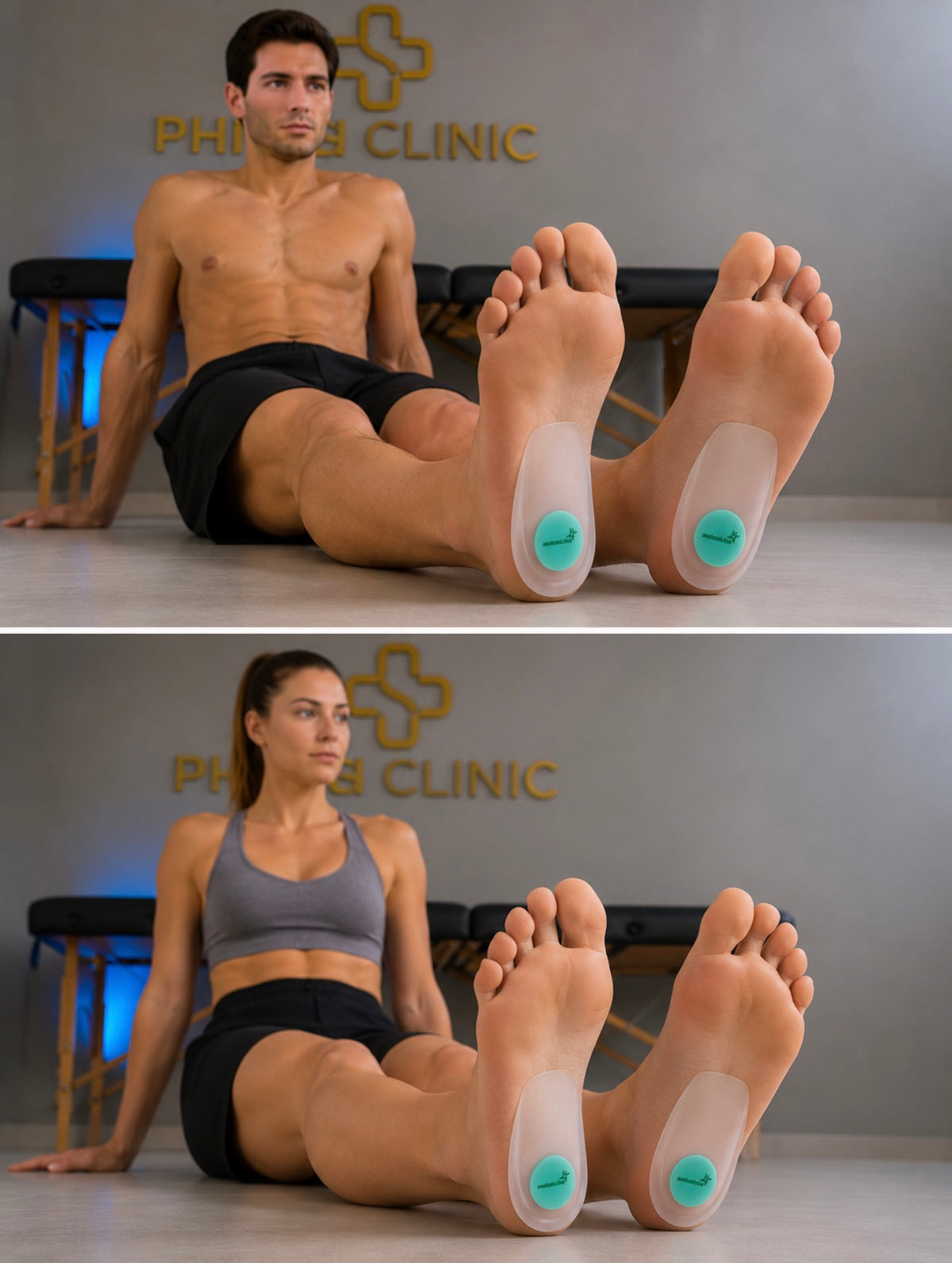 Πέλμα σιλικόνης ραιβότητας &amp; βλαισότητας PhysioClinic Store