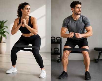 Theraband Κυκλικά λάστιχα γυμναστικής (loops) - 30.5cm ΜΑΥΡΟ Physioclinic Store