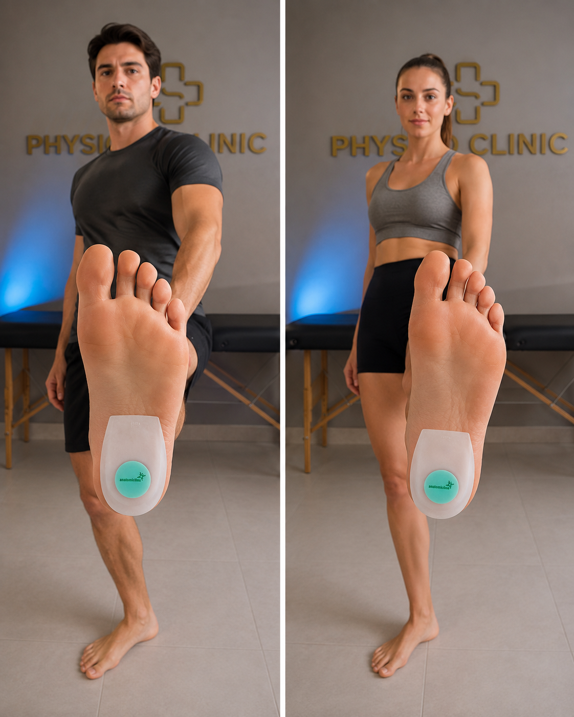 Πέλμα σιλικόνης ραιβότητας &amp; βλαισότητας PhysioClinic Store