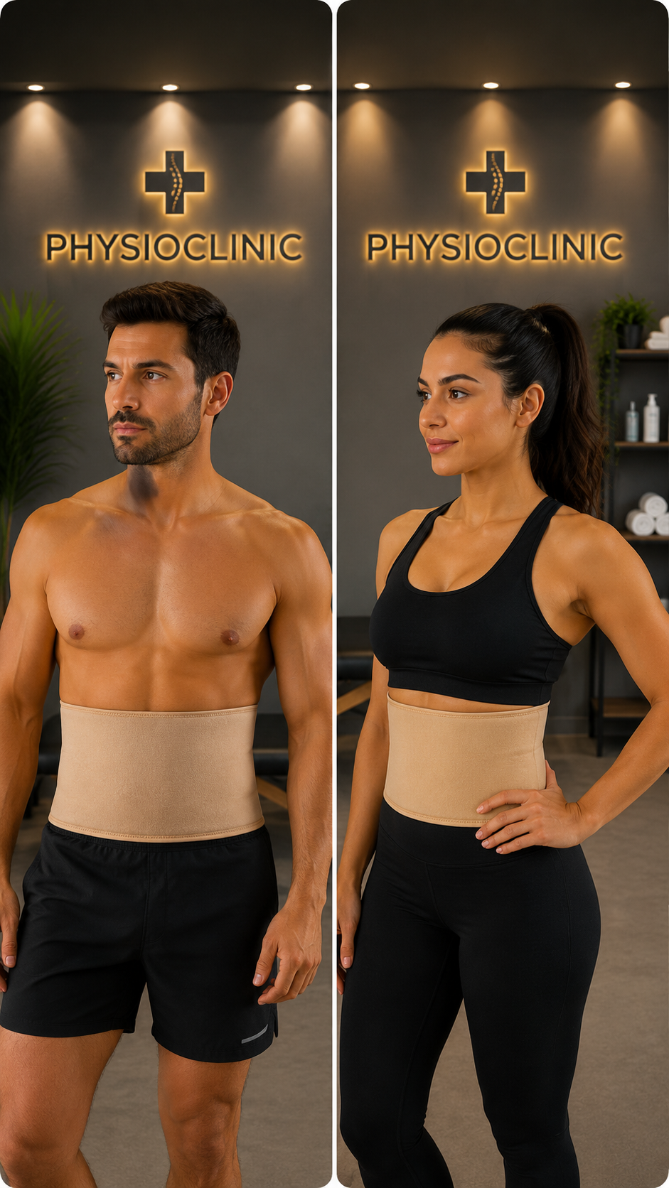 Ζώνη κοιλίας One Size PhysioClinic Store