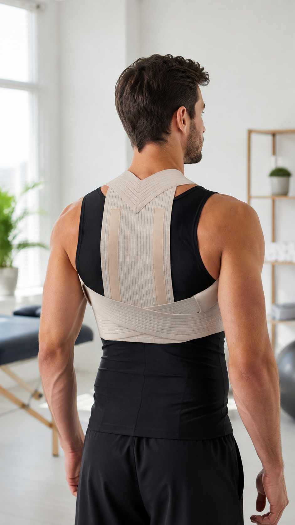 Ιμάντας Κυφώσεως &amp; υποστήριξης κλείδας PhysioClinic Store