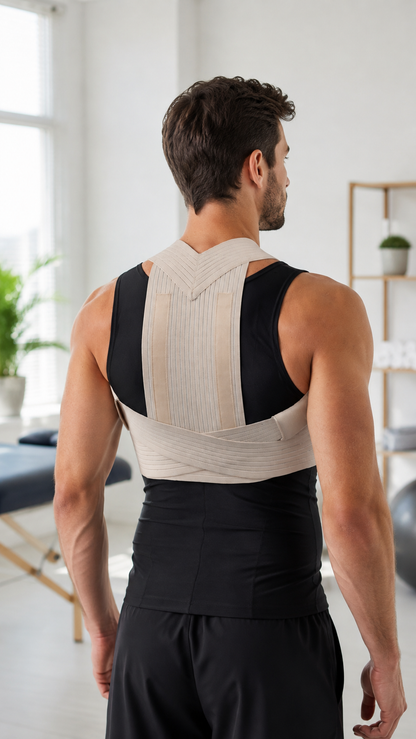 Ιμάντας Κυφώσεως &amp; υποστήριξης κλείδας PhysioClinic Store