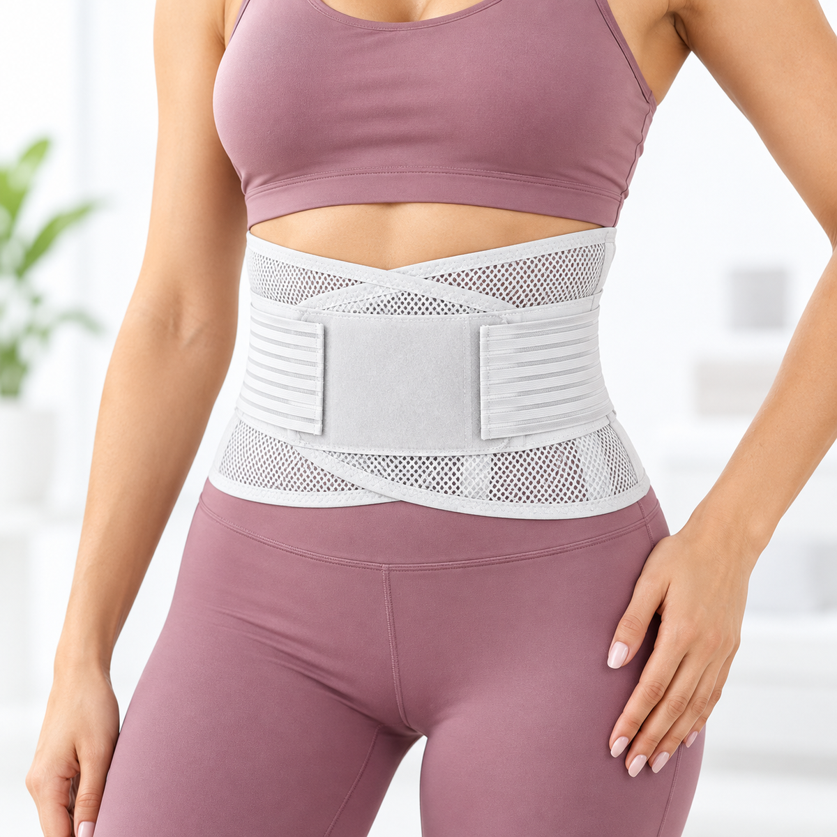 Ορθοπεδική Ζώνη Μέσης με 5 Μπάρες Στήριξης PhysioClinic Store