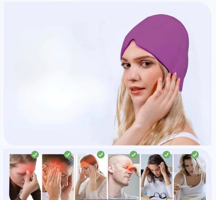 Premium Gel Μάσκα Ανακούφισης Ημικρανίας 180° – Θερμή &amp; Ψυχρή Θεραπεία | Για Μέτωπο, Κροτάφους &amp; Μάτια PhysioClinic Store